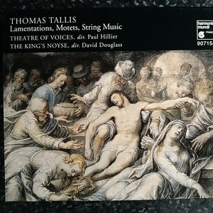 c（輸入盤）トマス・タリス　エレミアの哀歌　モテット　弦楽曲　ポール・ヒリアー　Thomas Tallis Lamentations Motets Paul Hillier