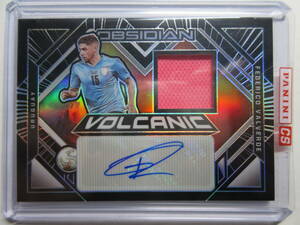 2021-22 Obsidian Soccer Volcanic Autograph Federico Valverde/65 フェデリコ・バルベルデ サイン レアル・マドリード MF ウルグアイ代表