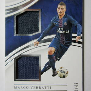 2017 Panini Immaculate Collection Soccer Materials Marco Verratti/49 マルコ・ヴェッラッティ パリ・サンジェルマンFC イタリア代表の画像1