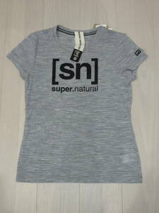 6899★新品★sn super.natural スーパーナチュラル Tシャツ 日本サイズL　グレー