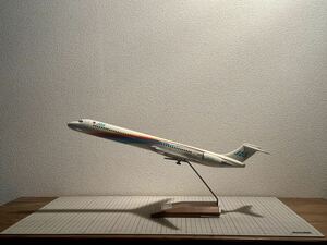 JAS『MD-90 MCDONNELL DOUGLAS』1/100 スケール SCALE PACIFIC MINIATURES 日本エアシステム JAPAN AIR SYSTEM JA8063 模型 飛行機 航空機 