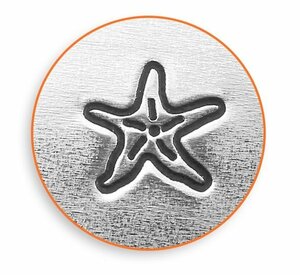 彫金刻印 Starfish＊ヒトデのデザイン 夏モチーフ スターフィッシュ柄　海、夏のモチーフ インプレスアート　道具 工具 ツールImpressArt
