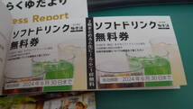 送料無料　1500円売切　極楽湯　株主優待券 2枚＋ソフトドリンク無料券 2枚　期限2024年6月30日まで　追跡付きで送ります_画像4