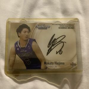 超激レア 2017 BBM B-L Makoto Hiejima 比江島慎　SP auto 直筆サイン 栃木　日本代表主力　スター選手　デザインかっこいい