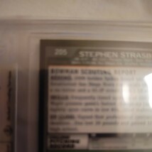 BGS9Auto10完璧超激レア 2010 Bowman Chrome StephenStrasburg ストラスバーグ SSP RC Refractor auto 直筆サイン ＃205B Nats MLB 直書き_画像4