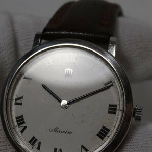 WALTHAM ウォルサム Maxim マキシム 手巻き メンズ 腕時計 稼働品 頭のみ H1671 3000円スタートの画像4
