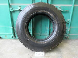 ☆イボ付き! 225/80R17.5 TOYO 在庫1本 屋内保管品 G479☆