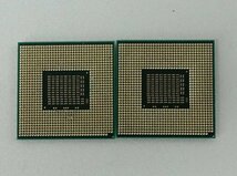 【ジャンク】2個セット Intel CPU i7-2630QM/2.00GHz/SR02Y/第2世代 PGA988/PCパーツ インテル ノート用 N031212_画像2