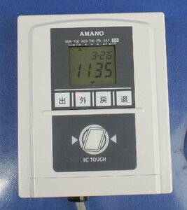 [ beautiful goods ][ unused . close ] electrification verification only amanoIC card system / time recorder SX-100AD-L F032605