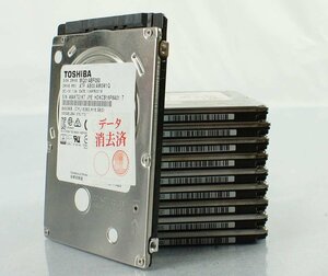 レターパック 10個セット TOSHIBA 東芝 MQ01ABF050 500GB HDD 2.5インチ/SATA/5400rpm データ消去 ハードディスク S032913