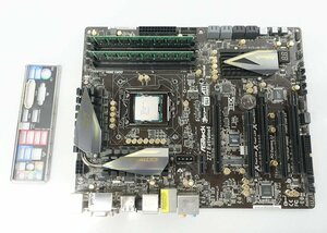 【BIOS起動OK】マザーボード ASRock Z77 Extreme6/LGA1155/DDR3 16GB/CPU i7-3770K パソコン パーツ 周辺 PC 基盤 ギガバイト N030602