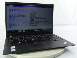 14インチ OS無し訳有 Lenovo ThinkPad X1 Carbon 20HQS15D01/Core i7 7600U/メモリ16GB/HDD無/Windows レノボ ノート PC パソコン S032809K
