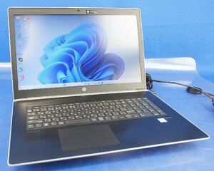 OS有訳あり品 win11 HP ProBook 470 G5/Core i5 8250U/メモリ8GB/SSD240GB/17.3インチ ノート テンキー HP PC F032704