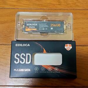 EDILOCA EN206 SSD 256ＧＢ M.2 2280 3D TLC 使用時間17Ｈ未使用に近い