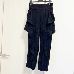 MA_JULIUS レイヤードサルエルスウェットパンツ size2