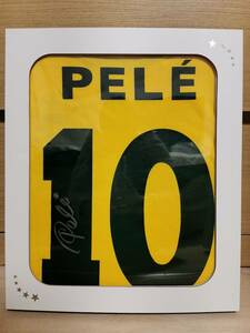  Pele autograph autograph uniform certificate attaching Pele autograph Brazil representative 