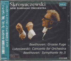 [2CD/Altus]ベートーヴェン:交響曲第5番ハ短調Op.67他/S.スクロヴァチェフスキ&NHK交響楽団 1999.2.5他