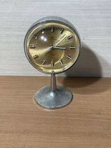 東京時計 2JEWELS 置時計 ゼンマイ時計 動作確認済品 ゼンマイ 昭和レトロ アンティーク ヴィンテージ 中古品