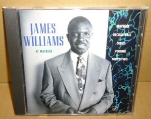 James Williams Live At Maybeck Recital Hall Vol.42 中古CD ジェームズ・ウィリアムズ ライブ音源 ジャズピアノ JAZZ PIANO Concord Jazz