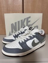 【新品未使用】27.5cm US9.5 堀米雄斗(Yuto Horigome) ×Nike SB Dunk Low Pro QS Wolf Grey ナイキ SB ダンクロー ウルフグレー_画像1