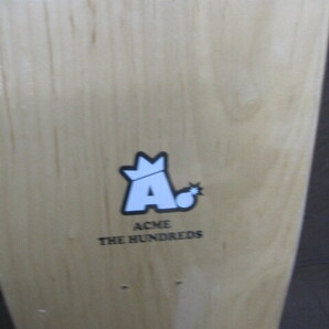  【P244】未使用 スケートボード デッキ 板 ACME アクメ THE HUNDREDS ザ ハンドレッズ  の画像2