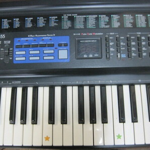 【P114】CASIO カシオ 電子キーボード CT-655 TONE BANK 61鍵盤ピアノ キーボード 音出し確認済 ACアダプタ付の画像4