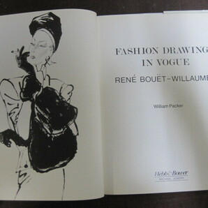 【P177】洋書 FASHION DRAWINGS IN VOGUE RENE BOUET-WILLAUMEZ ファッション イラストの画像3