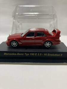 京商　1/64 ミニカーコレクション　MERCEDES-BENZ TYP 190 E 2.5-16EVOLUTION Ⅱ