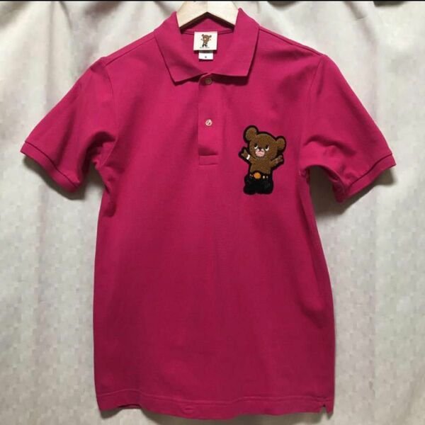 【MUTO BEAR】ポロシャツ Ｓサイズ ピンク