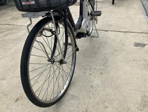 Y9　中古電動アシスト自転車 1円売切り！ ヤマハ パス 茶 後ろカゴ付き 説明書付き 配送エリア内は送料3800円でお届_画像8