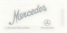 北米ベンツ 純正品　メルセデス ベンツ　Mercedes-Benz プロダクト ステッカー ラベル Mercedes 内貼り 新品_画像1