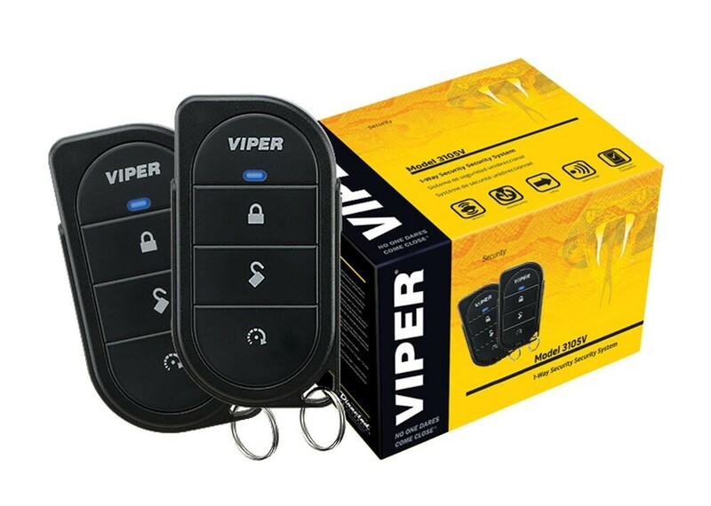 VIPER バイパー 3105V　スタンダード　キーレス付　カーセキュリティ　カーアラーム　リモコン2個付き【新型リモコン】