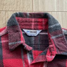 70s Vintage FIVE BROTHER flannel shirts M usa製 ビンテージファイブブラザー ネルシャツ チェック柄 ④_画像4