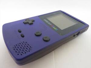 ◆◇【難有品】 任天堂 Nintendo GAMEBOY COLOR ゲームボーイカラー CGB-001 パープル 紫 通電確認済◇◆