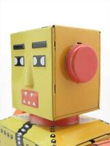 ◆◇OSH ROBOT LILLIPUT ロボットリリパット ブリキ 人形 ゼンマイ 玩具 復刻版 箱付 全長/約22cm◇◆_画像8