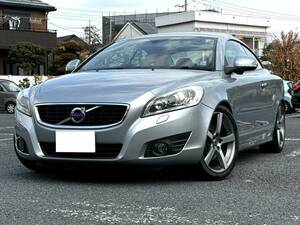 【コーティング済　記録簿10枚】2011yモデル　H22/ボルボ C70 T5 GT/カブリオレ/8.4万km/2.5TB/ラグジュアリーPKG/プレミアムサウンド/BLIS