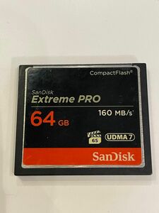 SanDisk Extreme 64GB CFカード PRO サンディスク コンパクトフラッシュ 中古