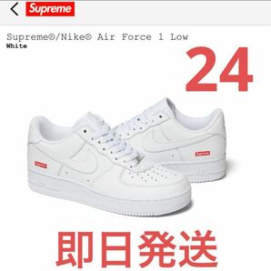Supreme Nike Air Force 1 Low White 24cm