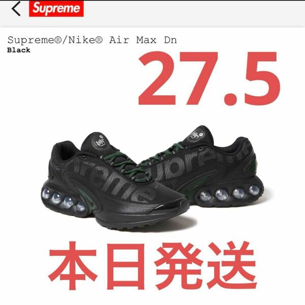 Supreme × Nike Air Max DN Black 27.5cm