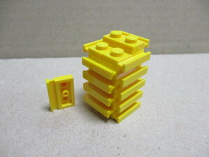 レゴ　パーツ　1×2レールプレート　黄20個　新品