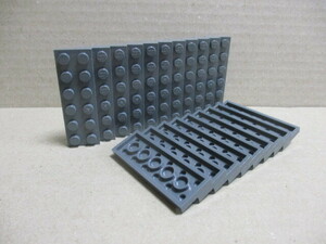 レゴ　パーツ　2×6プレート　ダークグレー20個　新品