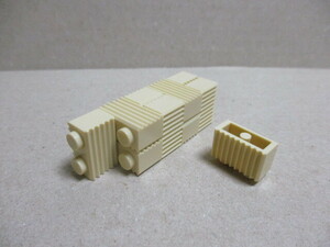 レゴ　パーツ　1×2溝付きブリック　タン10個　新品