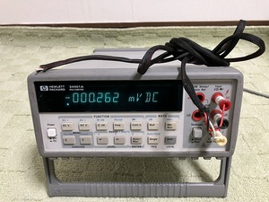 Agilentヒューレットパッカード(Agilent/Keysight Technologies）　デジタルマルチメーター　34401A 分解能6.5桁