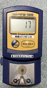 コテ先温度計　HAKKO FG-100　ハンダコテ