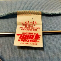 古着　h.wolf&sons　半袖Ｔシャツ　シングルステッチ　ヴィンテージ　70s　アメリカ製_画像9