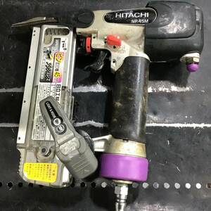 【中古品 / 動作品】★ハイコーキ(HIKOKI ※旧:日立工機) 常圧ピンネイラ NP45M【格安出品♪】