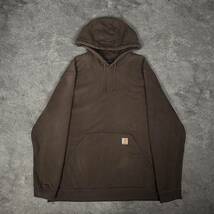 carhartt 00s Y2K エルサルバドル製 XL スウェット パーカー カーハート ビンテージ 古着 スウェットパーカー_画像2