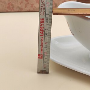 ◆フランス蚤の市直送◆ソーシエール モノグラム パリ窯 磁器 Sauciere Porcelaine Blanche Initial Parisの画像10