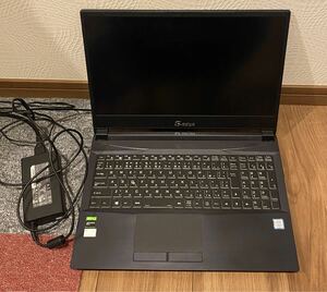 G-GEAR Notebook PC N1546K ノートパソコン Core i7-9750H 16GB通電確認済 現状品　