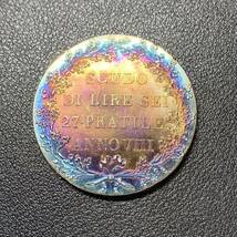 銀貨　古銭　イタリア　チザルピーナ共和国　ナポレオン　勝利の女神　記念幣　コイン　硬貨_画像2